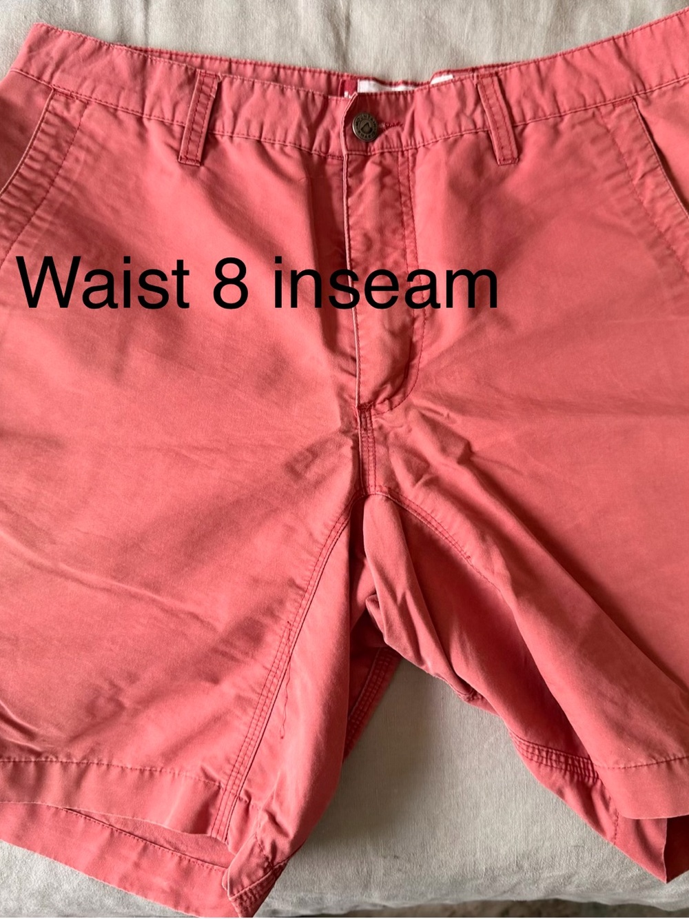 Mountain Khakis Coral Pink Flat Front Men's Shorts
